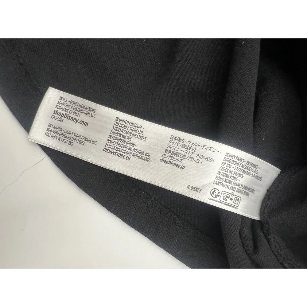 Walt Disney World Spirit Jersey Monochrome Black on Black Disney Parks XS